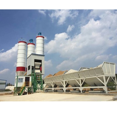 ISO9001/CE ,HZS120 ready mixed stationary concrete batching plant manufacturer fixed concrete mixing plant price